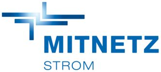 Logo und Schriftzug MITNETZ STROM für elektrische Netzinfrastruktur. Logo und Schriftzug MITNETZ STROM für elektrische Netzinfrastruktur.