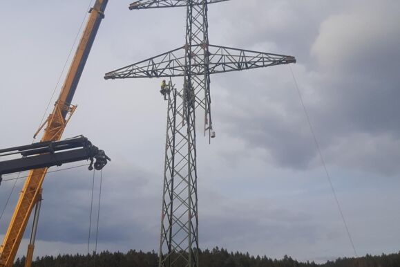 Neuerrichtung 110 kV Doppelleitung UW Gro&szlig; Gerungs &ndash; UW Gm&uuml;nd