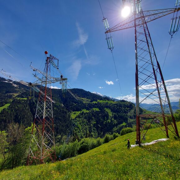 1:1 Seiltausch 220 kV Ltg. Tauern - Wei&szlig;enbach, System 221/222