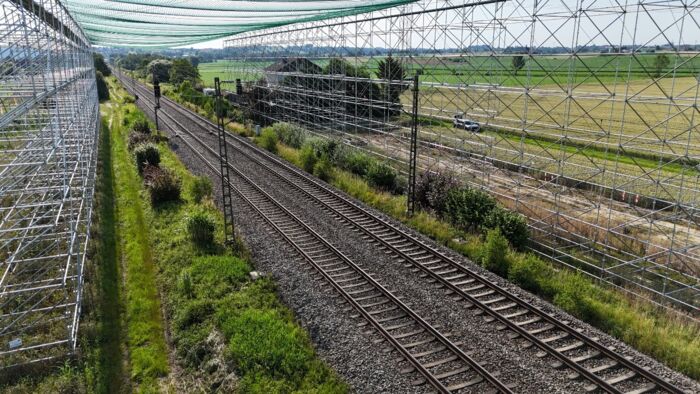 Behangwechsel 380 kV Ltg. Isar - Pleinting Ltg. Nr. B117 